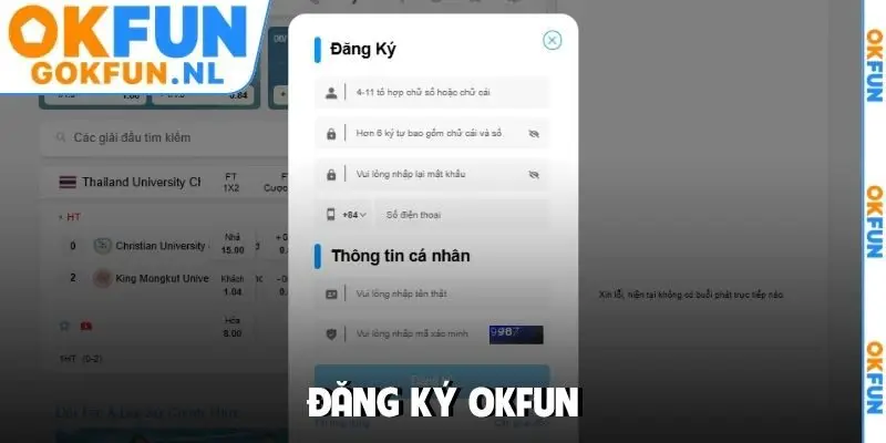 đăng ký OKFUN