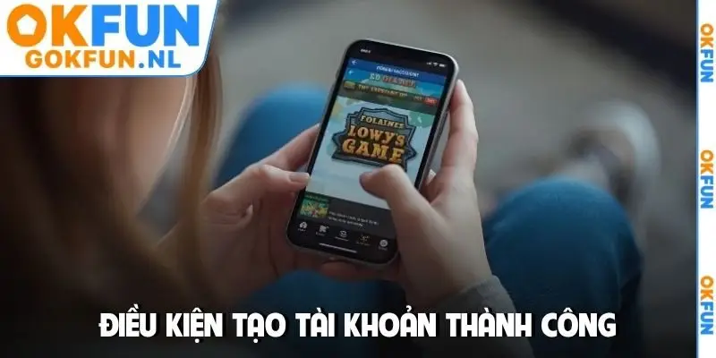 Điều kiện tạo tài khoản thành công ngay lần đầu