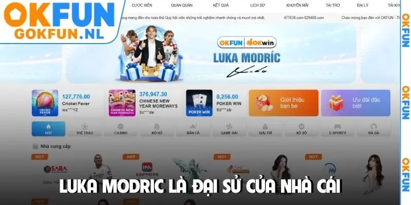 Luka Modric là đại sử của nhà cái