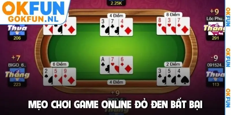 Mẹo chơi game online Đỏ Đen bất bại