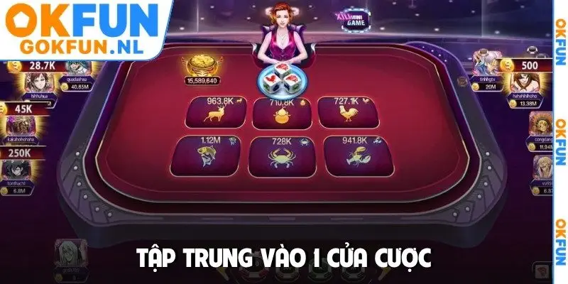 Tập trung vào 1 cửa cược